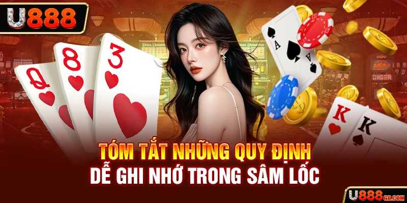 Sâm Lốc U888 - Game Bài Cực Hay, Kiếm Thưởng Không Giới Hạn Tóm tắt những quy định dễ ghi nhớ trong Sâm Lốc
