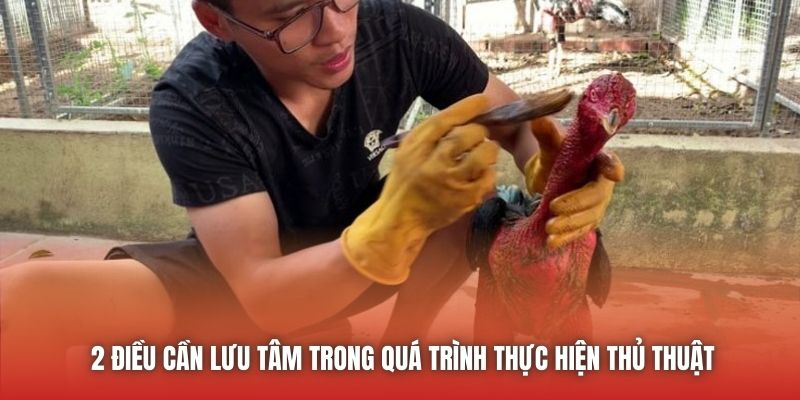 2 điều cần lưu tâm trong quá trình thực hiện thủ thuật